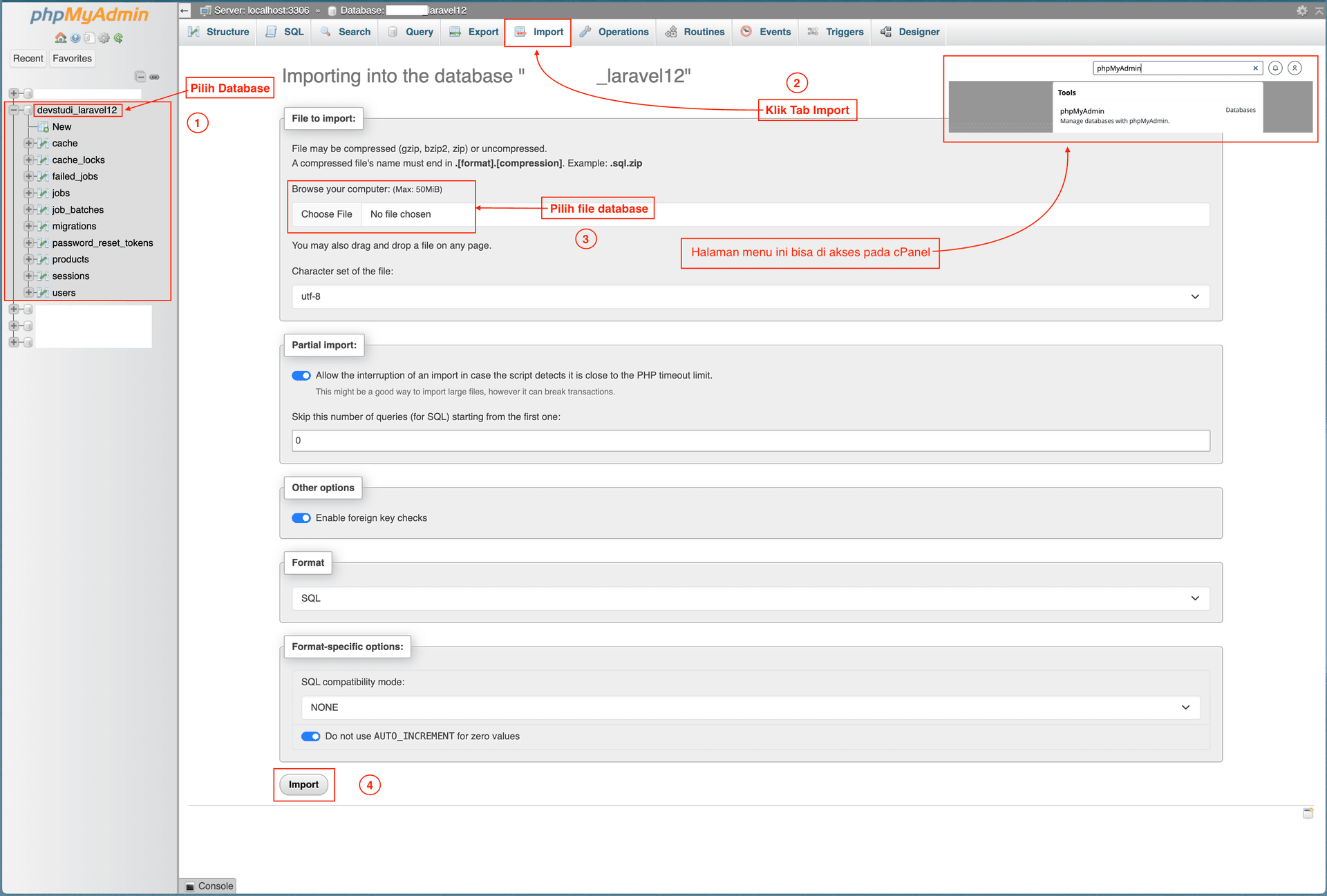 2.5 Konfigurasi File .env